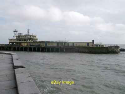 Foto 6x4 Ost Pier mit den Hafenlichtern Restaurant Ramsgate wie gesehen f c2014