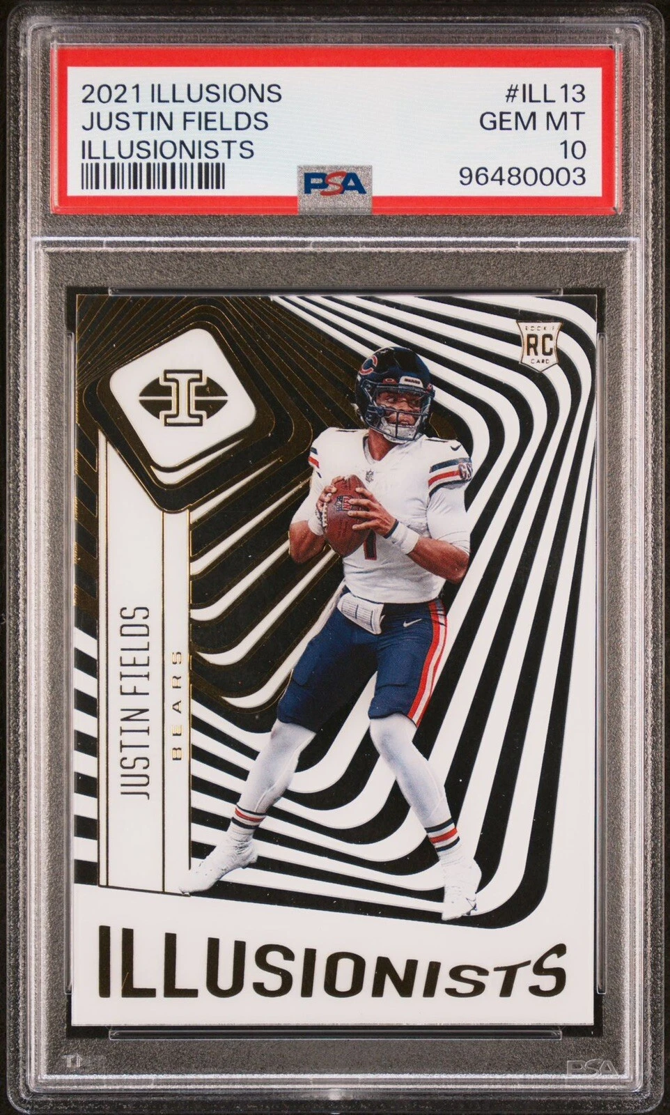 Justin Fields Panini Illusions Illusionists #ILL13 Base