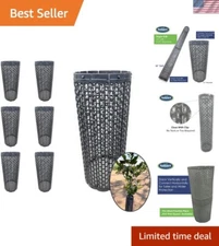 Plant and Tree Guard Protector; Wrap Tall Expandable Grow Tubes Around Trunk ...