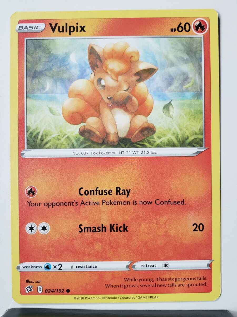 Vulpix 024/192 NM - Rebel Clash Pokemon Card - Sui Art | eBay Vulpix 024/192 NM - Rebel Clash Pokemon Card - Sui Art | eBay