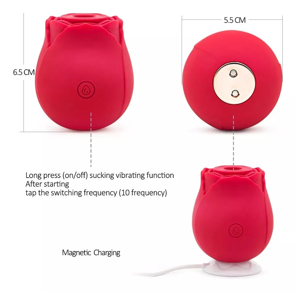 Rosa Juguetes Sexuales Vibradores Succión Para Mujer Vibrador Mujeres Juguetes Sexuales Foto 4 de 4