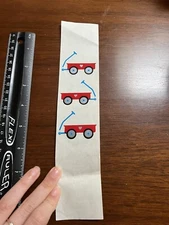 Vintage 80’s Mrs. Grossman’s Red Wagons Sticker Strip - 3 stickers