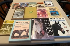 13 books HORSEMANSHIP The Horse CARE Breeding ALONG THE WAY Police Horses BREEDS
