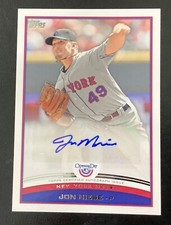 2012 Topps Opening Day Autographs #JN Jon Niese
