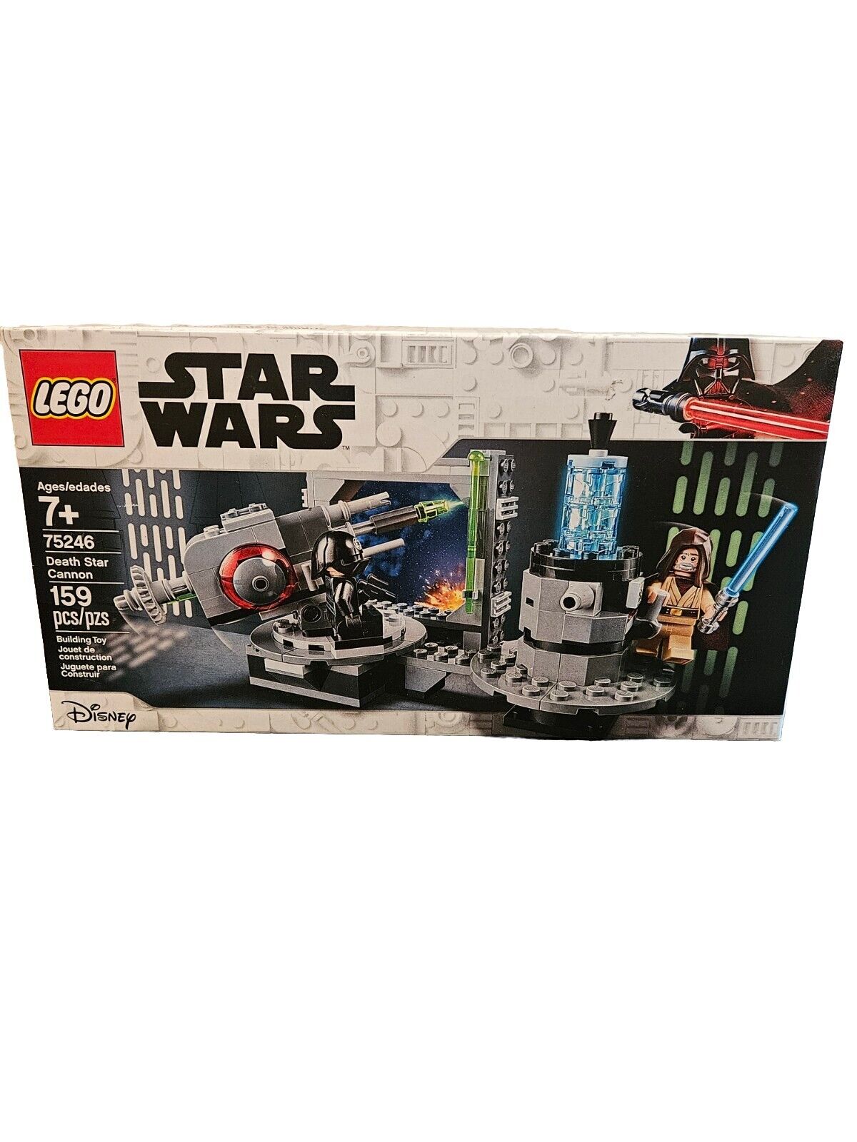 Retired LEGO 75246 Death Star Cannon w/ Obi Wan - New In Box