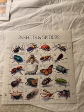U.S.-(-1990’s-)-INSECTS & SPIDERS -33c.FULL MINT SHEET MNH-FREE SHIPPING