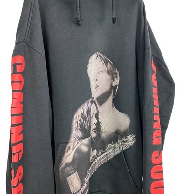 Used 2016 SS Vetements Titanic Hoodie Mens Size M Black Color