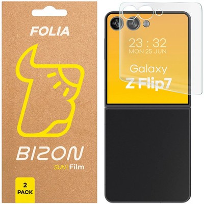 2x Matte Schutzfolie für Galaxy Z Flip7 Bizon Displayschutzfolie Folie Film