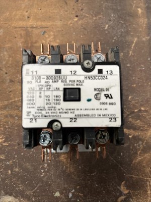 Tyco Electronics 3100-30Q928UU / HN53CC024 600vac Max. Model 98