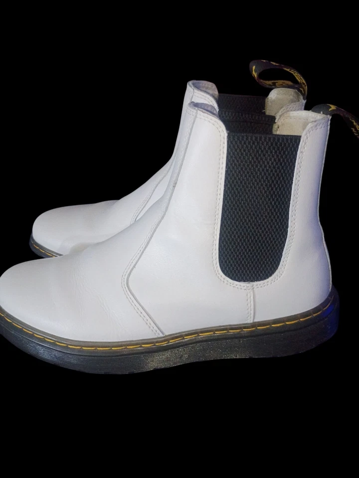 BOTINES DR. DOC MARTENS CHELSEA QUAD #2976 PLATAFORMA CUERO MUJER 39/ US 9 Foto 4 de 4