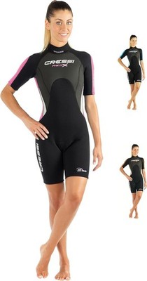 CRESSI Med X Lady Shorty Wetsuit 2.5mm - Kurzer Neoprenanzug für Damen Gr. S/2