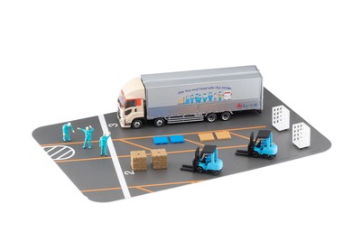 Tomytec The Truck Collection Truck Collection Logistics Site Wing Van Set D Kyus