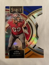 2023 Panini Select Cody Mauch #133 Blue & Orange Prizm Die-Cut /35 (RC)