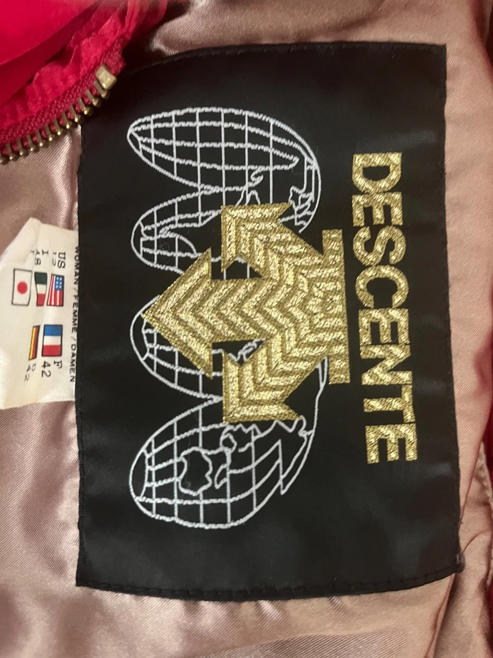 Chaqueta esquí Descente, roja, talla 12, excelente estado Foto 2 de 3