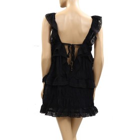 Intimately Free People Tiered And True Romper Pull On Lace Ruffled M NWT 285662