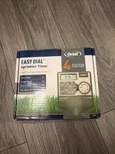 ORBIT 57594 4-ZONE INDOOR EASY DIAL LAWN SPRINKLER TIMER