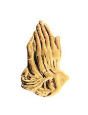 Alcoholics Anonymous AA Praying Hands Praying For Recovery Pin Badge