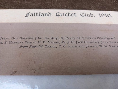 Falkland Cricket Club (Newbury) , 1910 Team Photograph. - Picture 4 of 5