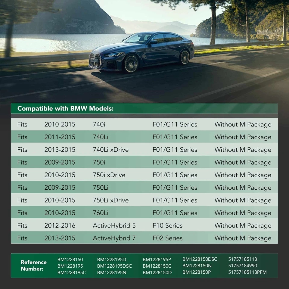 Engine Splash Shield for BMW F10 528i 535i 2010-2016 F12 G32 F01 750i 740i Front - Image 3 of 4