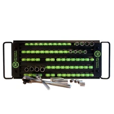 Mechanic's Time Savers 5 Row Lock-a-Socket Tray - Matte Black