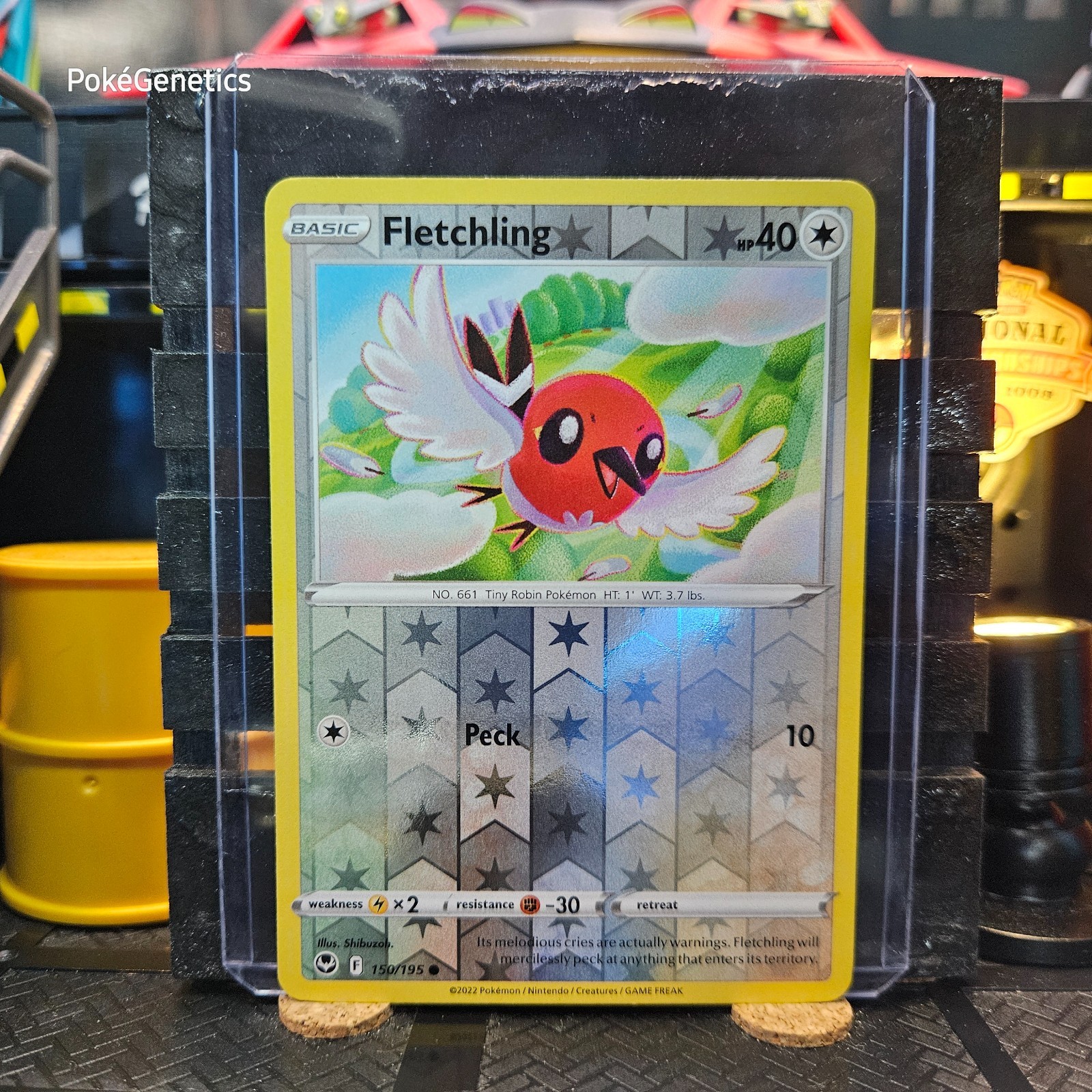 Fletchling Silver Tempest Reverse Holo Pokémon TCG 150/195 Sword & Shield Common