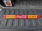 Vintage Porcelain Coca Cola Door Push Buvez Glacé Sign Coke Bottle Cap 1