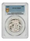 1943 50C PCGS MS65 - Walking Liberty Half Dollar