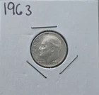 1963 Roosevelt Dime 10C US Coin - Uncertified Certification, One Dime