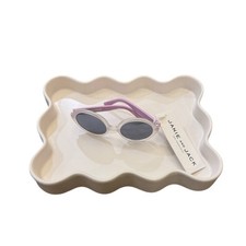 Janie and Jack Frosted Purple Round Sunglasses 0-2Y