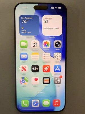 Apple iPhone 16 Pro Max, 1TB, Black US Version- Boost Mobile - Excellent Free SH