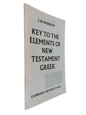 Key To The Elements Of New Testament Greek - 1991