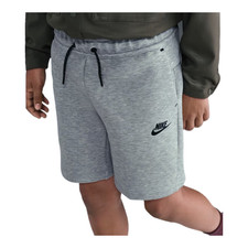 Nike Sportswear Tech Fleece Big Kids' Boys' Shorts Dark Grey Heather/Black