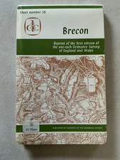 David & Charles, OS Map, 1st Edition one Inch Reprint, Brecon No 58