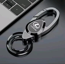 Lexus Keychain Car Key Holder Ring Luxury Metal Keyring Clip for Lexus RX NX ES