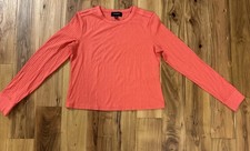 NWT Banana, Republic Drop Needle Crop Top, Medium Peach Color