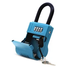 SL-600W Numbered Key Storage Combination Lock Box, Blue