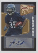 2008 Bowman Signs of the Future Justin Forsett #SF-JFO Auto 0u1n