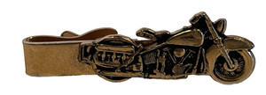 Vintage Harley Davidson Motorcycle Tie Clip