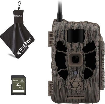 Stealth Cam Deceptor Max Dual-SIM 40MP 1440P No-Glo Cellular Trail Camera 2-Pack
