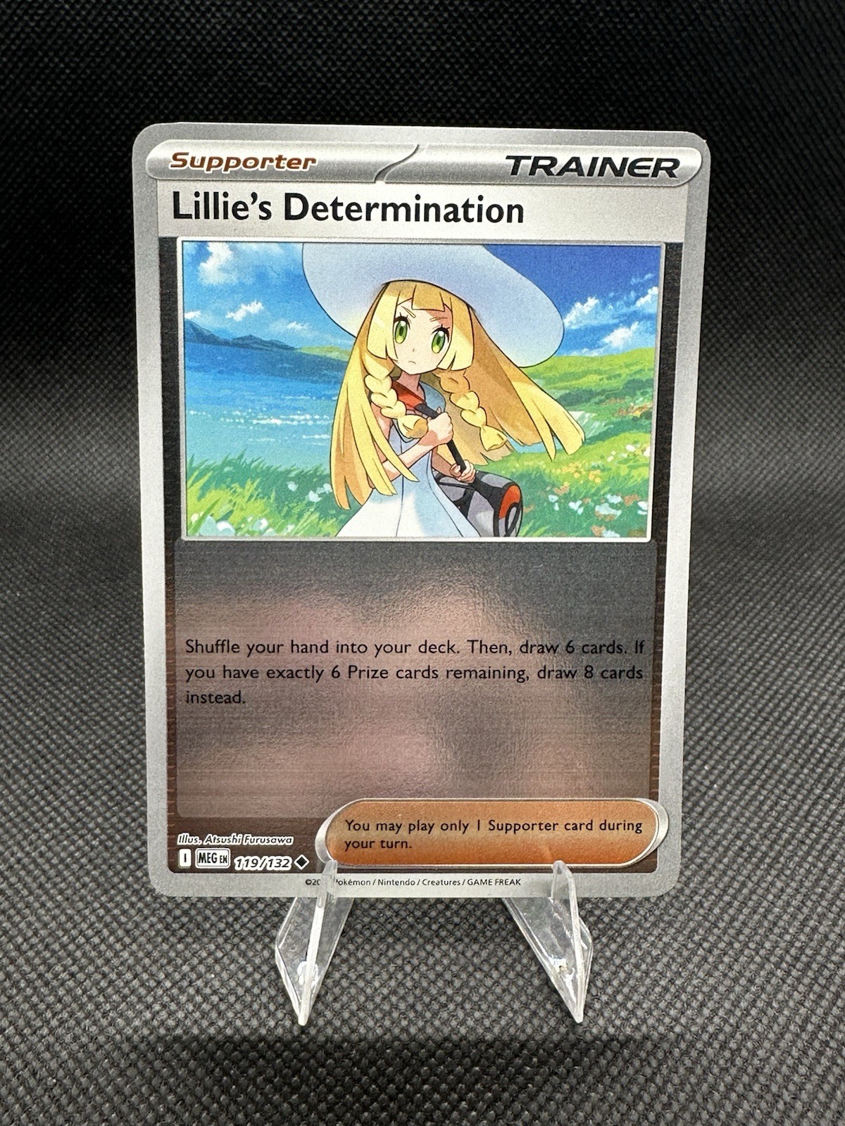 Pokemon  Lillie's Determination - Reverse Holo - 119/132 - Mega Evolution - NM