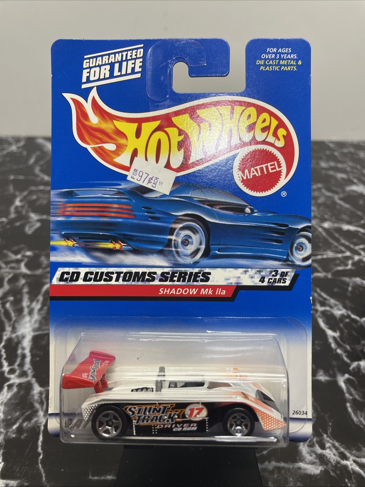 Hot Wheels Collector #031 Mattel Wheels CD Customs Series Shadow Mk IIa 3/4 2000