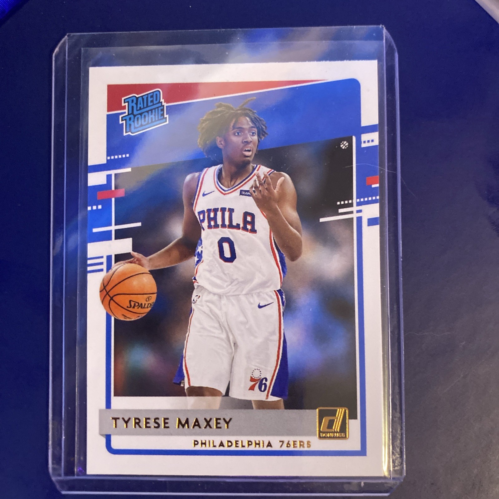 2020-21 Panini Donruss - Rated Rookies Tyrese Maxey #211 (RC)
