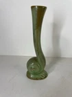 New ListingFrankoma 31 Vintage Prairie Green/Brown Snail Bud Vase - USA