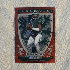 2025 Panini Rookies & Stars Crusade Jalen Hurts Red Plaid #4 Eagles