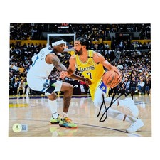 Gabe Vincent Signed Autographed 8x10 Photo Los Angeles Lakers Beckett BAS COA