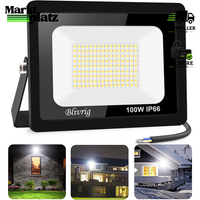 LED Strahler 100W 6000K Kaltweiß 10000LM AußEnbeleuchtung Garten Scheinwerfer