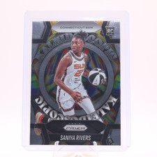 2025 Panini Prizm WNBA #8 Saniya Rivers Kaleidoscopic Rookie RC