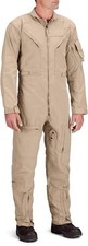 Propper Coveralls Flyers Mens 36 Long Flight Suit AIR FORCE TAN F51154622136L