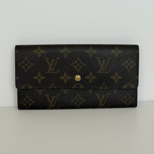 Louis Vuitton Vintage Monogram Sarah Long Envelope Wallet Porte Monnaie Credit