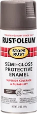 Rust-Oleum 7754830 Stops Rust Spray Paint, 12 oz, Semi-Gloss Anodized Bronze